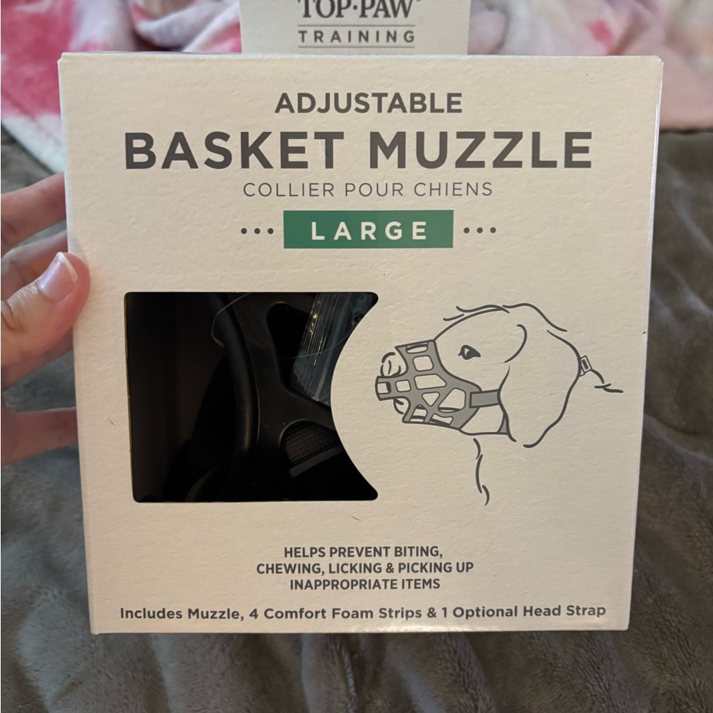 Top Paw Dog Muzzle with Foam Pads